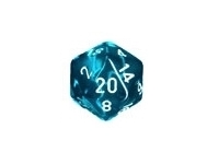 Translucent - Teal - d20