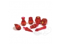 PolyHero: The Rouge - 8 Dice Set Rakish Ruby