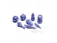 PolyHero: The Warrior - 8 Dice Set Ghost Knight