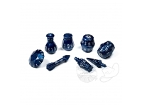 PolyHero: The Rogue - 8 Dice Set Midnight Blue