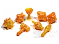 PolyHero: The Cleric - 8 Dice Set Sunstorm