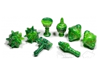 PolyHero: The Cleric - 8 Dice Set Verdant Viridian