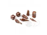 PolyHero: The Warrior - 8 Dice Set Imperial Bronze