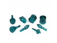 PolyHero: The Bard - 8 Dice Set Telltale Teal