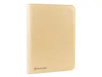 Rebinder: 9-Pocket Zip-Up Toploader Binder - Sand