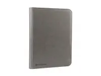Rebinder: 9-Pocket Zip-Up Toploader Binder - Grey