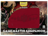 Dragon Shield: Game Master Companion - Blood Red
