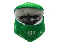 Ultra Pro: D20 Plush Dice Bag (Green)
