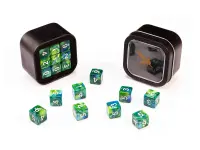 Greifenfels: D6 Series (Marble) - Blue & Green (16 mm, 18 st)