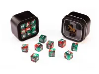 Greifenfels: D6 Series (Marble) - Red & Green (16 mm, 18 st)