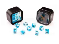 Greifenfels: D6 Series (Marble) - Blue & White (16 mm, 18 st)