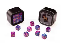 Greifenfels: D6 Series (Marble) - Blue & Purple (16 mm, 18 st)
