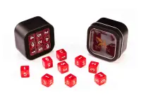 Greifenfels: D6 Series (Transparent) - Red (16 mm, 18 st)
