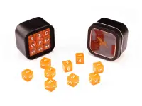 Greifenfels: D6 Series (Transparent) - Orange (16 mm, 18 st)