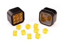 Greifenfels: D6 Series (Transparent) - Yellow (16 mm, 18 st)