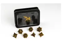 Greifenfels: Void Series - Brass Mimic - Dice Set