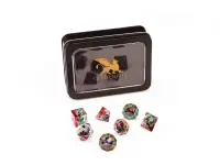 Greifenfels: Razor Series - Purple Dragon Eye - Red/Green - Dice Set
