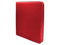 Ultra Pro: Vivid 12-Pocket Zippered PRO-Binder - Red (480)
