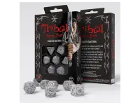 Dice Set - Tribal, Pearl & Brown