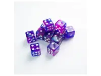 Gamegenic: Galaxy Series - Nebula - d6, 12 stycken (16 mm, prickar)