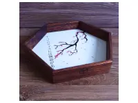 Wooden Dice Tray: Kanji