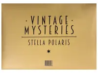 Vintage Mysteries: Stella Polaris