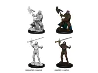 D&D Nolzur's Marvelous Miniatures: Half-Orc Fighter - Female (Unpainted)