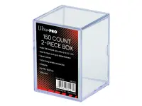 Ultra Pro: 2-Piece 150 Count Clear Card Storage Box