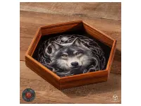Wooden Dice Tray: Anne Stokes - Night Forest