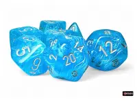 Luminary - Sky/Silver Mega-hedral Dice Set