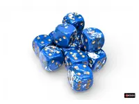 Brush - Wavebreak/Gold - d6, 12 st (16 mm, prickar)