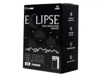 Ultra Pro: Gloss Eclipse Standard Deck Protector Sleeves - Jet Black (63.5 x 89 mm) - 105 st