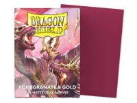 Dragon Shield: Matte Dual Pomegranate & Gold (63 x 88 mm) - 100 st