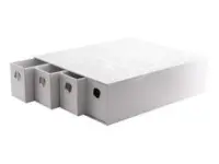 Dragon Shield: 4 Horizontal Fortress Card Drawers - White