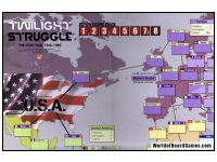 Twilight Struggle Deluxe Mounted Mapboard