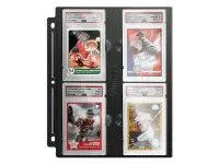 Ultra Pro: Black Graded Slab Page for PSA Graded Slab Display (10 st)