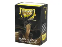 Dragon Shield: Matte Dual Black & Gold (63 x 88 mm) - 100 st