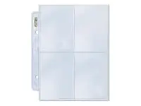 4-Pocket Platinum Page for Mini 2-Ring Albums (10 st)