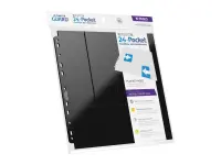 Ultimate Guard: 24-Pocket Quadrow Pages - Black (Side-Loading) 10 st