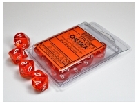 Translucent - Orange - d10, 10 st