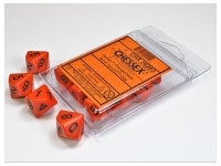 Opaque - Orange/Black - d10, 10 st