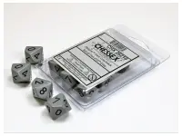 Opaque - Grey/Black - d10, 10 st