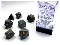 Opaque - Dark Grey/Copper - Dice Set