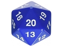 Opaque - Blue/White - d20