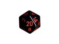 Opaque - Black/Red - d20