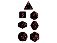 Opaque - Black/Red - Dice Set