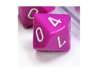 Opaque - Light Purple/White - d10