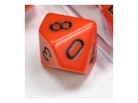 Opaque - Orange/Black - d10