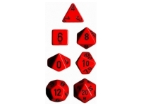 Opaque - Red/Black - Dice Set