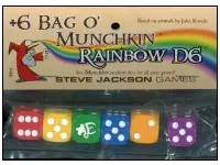 Munchkin Bag o Munchkin Rainbow D6 (6 st)